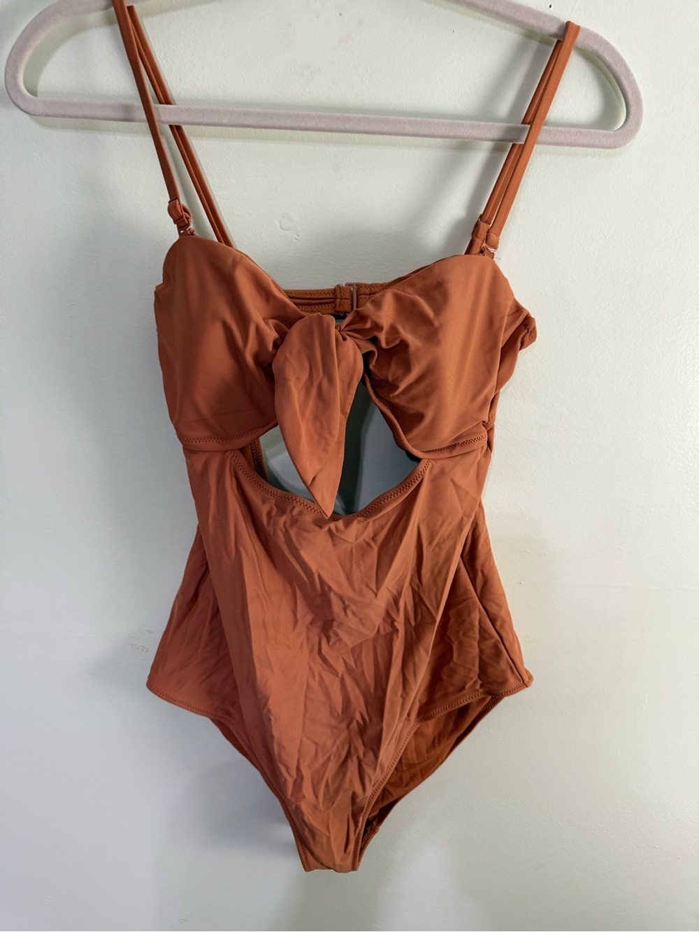 Aerie Caramel One Piece Swimsuit M Long